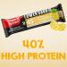 Power System Lower Carb Bar Lemon Cheesecake - 45% Protein Low Sugar High Protein Snack | 28x40g - Best Low Carb eCommerce Treat - Buy Online on GoSupps.com