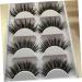 minkissy 5 Pairs eyelashes natural European and American lashes dense fake eyelash cross eyelash natural eyelashes three-dimensional Fake eyelashes natural false lashes 3d - Buy Online on GoSupps.com