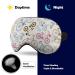 Vector Bicycle Pattern Sleep Mask | Adjustable Strap | Blocks Light | For Men & Women - Buy Online on GoSupps.com