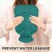 Green Hot Water Bottle with Cover | Pain Relief & Bed Warmer for Women | 1L Hot Water Bottles for Hands & Feet - Buy Online on GoSupps.com