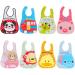 Lictin 8 pieces bibs baby bib set baby bib triangular triangle baby drool bibs baby aser-dicht breeding unisex baby bibs washable for 6-36 months old