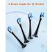 Bitvae Smart S2 Black Toothbrush Replacement Heads - 4 Pack - Buy Online on GoSupps.com