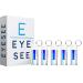 EyeSee Hard Contact Lens Remover and Applicator Solid RGP Plunger w/Keyring Attachment- Allows for Easy Removal/Application of Sclera Contacts - Box of 5 (Blue)