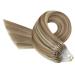 Youngsee Real Hair Microring Extensions - Light Brown 45 cm 50g #p8a/60 - Premium Quality Climbing Hair Extensions - Buy Online on GoSupps.com