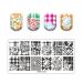 VNC 21 Pcs Nail Stamp Plates Set with Stamper, Scraper & Storage Bag - Nail Art Stamping Plate Set with Leaves, Flowers, & Animals Designs - Buy Online on GoSupps.com