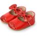 RVROVIC Baby Girl Moccasins - Princess Sparkly Soft Sole Prewalker Shoes (Red, 0-6 Months) - Buy Online on GoSupps.com
