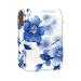 Lipstick Case Leather Lip Gloss Lipstick Organizer with Mirror Mini Lipstick Holder Bag Blue Branch Cherry Blossom L256i9koys