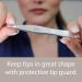 Zizzili Basics Slant Tip Tweezers - Surgical Grade Stainless Steel for Precision Eyebrow Shaping and Facial Hair Removal - Includes Protective Pouch - Ideal Tweezer for Men and Women Silver - Buy Online on GoSupps.com
