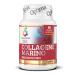 Colours of Life Hydrolysed Marine Collagen Pure - Marine Collagen Supplement - Gluten Free, 60 Capsules
