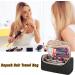 YYBD Black Hair Travel Bag Hair Curler Tool Storage Bag with Hook & Handle Portable Hair Organizer Case Hair Accessories Tools Bag for Dyson Styler/Shark Flexstyle/Dyson Supersonic Hair Dryer - Buy Online on GoSupps.com