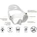 Cressi F1 Frameless Mask - Silicone Skirt - Quality Since 1946 | White - Buy Online on GoSupps.com