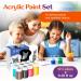 7 Artists Premium Fabric Paint Set - 12 Colors x 0.67 fl oz | Permanent Textile Paint Kit for Shoes & Clothes - Non-Toxic, Ideal for Beginners & Artists - Buy Online on GoSupps.com
