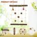 Parrot Climbing Ladder Swing Toy for Bird Cage - Chewable Wooden Perch Stand for Parrot, Conure, Finch, Cockatoo - Hanging Rope Swing for Budgie, Lovebird, Parakeets - H01 - Buy Online on GoSupps.com
