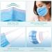 1ABOVE 200 PCS -3-Layer Protective Disposable Face Masks Breathable Face Mask High Filterability Sutaible For Sensitive Skin (Blue) - Buy Online on GoSupps.com