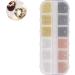 Nail Art DIY Ball Decorations 12 Grids Simple Operation Nail Art Ball Decorations Nail Art Steel Ball Decor for Nail Studios for Women(07) - Buy Online on GoSupps.com