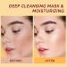 Turmeric Clay Mask for Dark Spots | Brightening & Pore Refining | Sensitive Skin Care with Vitamin C | Includes Mask Brush and Konjac Sponges | 4.23 oz - Buy Online on GoSupps.com