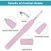 Crochet Hooks 51 Pack Set with Ergonomic Soft Grip - Complete Crochet Needle Set for Beginners - Includes 12 sizes from 2mm to 8mm - Ideal for Arthritic Hands - With Case and Accessories - Buy Online on GoSupps.com