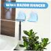 Doitool 2-Pack Razor Holder Shower Hooks - Bathroom Accessories & Suction Hooks for Razor & Bathrobe - Durable Plastic Wall Hangers - Buy Online on GoSupps.com