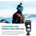 Movo GPR-5 GoPro Case with VXR10 Microphone - Compatible with GoPro Hero 5, 6, 7 - Shotgun Mic Shoe Mount for iPhone, Android, Camera - Ideal for YouTube Vlogging - Buy Online on GoSupps.com