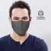 NU R Reusable Face Mask in 5 Layer Washable Durable Protection Mask with Inserted Nose Clip Protection Mask for Daily Use Grey - Buy Online on GoSupps.com