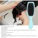 4-Part Scalp Massage Brush - Soft Bristle Silicone Hair Brush for Deep Cleaning | Travel-Friendly with Blue Handle & Black Teeth - Buy Online on GoSupps.com