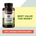 Longevity Botanicals Organic Lions Mane Mushroom Capsules - 240 ct - Mental Clarity Focus & Memory Support - 100% Fruiting Body - Buy Online on GoSupps.com