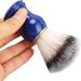 Handmade Shaving Brushes for Men - Blue Handle & Silver Ring | Beauty & Hairdressing Salon Essential - Buy Online on GoSupps.com