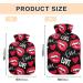 Sexy Red Lips Love Warm Bottle | 2L Heating Bottle for Pain Relief & Cold Therapy - Ideal Heat Bags - Buy Online on GoSupps.com