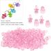 Pilipane 200pcs Acrylic Pacifier Set - Mini Decorative Baby Nipples for Baptism Birthday & Baby Shower Gifts (Pink) - Free International Shipping - Buy Online on GoSupps.com