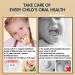 Kids Electric Toothbrush Age 2-15 | Ultrasonic, 3 Brush Heads, 6 Modes, U-Shaped | 360 Oral Cleaning for Toddlers & Children Yellow-dog - Buy Online on GoSupps.com