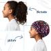 Satin Lined Kids Hair Bonnet for Sleeping - Cute Pattern, Multicoloured - Buy Online on GoSupps.com