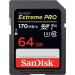 SanDisk 64GB Extreme PRO SDXC UHS-I Card - C10, U3, V30, 4K UHD, SD Card - SDSDXXY-064G-GN4IN 64GB Card Only