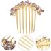 Beaupretty Hair Jewelry Wedding Accessories for Brides Decorative Hair Combs for Women Accessories Prom Hair Accessories Wedding Hair Accessories Rhinestones Purple Rhinestone Hair Alloy Miss - Buy Online on GoSupps.com
