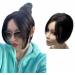 Bangs Bangs Hair Clip in Human Hair Bangs Middle Part Indian Fringe Hairpieces Straight Natural Hair Crown Topper Clip in Top Hairpieces for Women with Thinning Hair for Women Curved Bangs for Daily Dark Brown - Buy Online on GoSupps.com