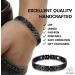 WELMAG WM Mens Magnetic Bracelets Unique Texture Design 3500 Gauss Magnets Arthritis Pain Relief&Carpal Tunnel MagneticTherapy Bracelets with Free Link Removal Tool Halloween Jewelry Gifts - Buy Online on GoSupps.com