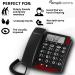 Amplicomms BigTel 48 Plus - Big Button Phone for Elderly with Caller Display - Loud Phones for Hard of Hearing - Buy Online on GoSupps.com