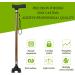 Telescopic Crutches Walking Sticks for The Elderly Telescopic Four-Legged Walking Cane Hand self-Supporting Walking Sticks Surprise Gift - Buy Online on GoSupps.com