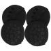 2 Pairs High Heels Forefoot Pad Metatarsal Pads Girl Sock Invisible Forefoot Pad Sugar Patch Sensor Patches Comfort Dress Heels Summer Socks Ladies Heels Honeycomb Breathable Miss Black 9x8.5x0.5cm