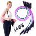 Shakven Resistance Exercise Bands - 11X/Set High Strength Elastic Bands | Pull up Assist Bands Resistance Exercise Rope - Portable Multifunctional Workout Bands for Home Workout