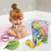 Inkee Rainbow Bath Bombs 3-Pack | Fragrant Kids Bath Time with Almond Oil & Colorful Layers - Buy Online on GoSupps.com