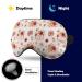 Light-Blocking Pink Pumpkins Floral Sleep Mask | Comfortable Eye Mask for Women | Adjustable Blindfold for Men | Fall Sleep Accessory - Buy Online on GoSupps.com