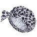 Leopard Print Reusable Shower Cap for Women with Elastic Hem - Adjustable and Waterproof Bath Cap for Curly, Short, and Long Hair - Ideal for Girls and Facial Care - Pack of 6 - Buy Online on GoSupps.com