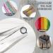 Neitsi 4mm Silicone Lined Micro Rings Links Beads for I-Tipped Hair Extensions - 500pcs Black - Buy Online on GoSupps.com