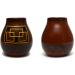 Mate Green Calabasse for Yerba Mate Brown Black Yellow 350 ml - Buy Online on GoSupps.com