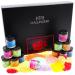 Hallingers swimming salt Deluxe Advent calendar - swimming salt Advent calendar Handmade 24 TOTES Sea salts (set) - Mother's Day gift & gift ideas for Father's Day |Congratulations CHANUKKA Congratulations News about 24 Salz Advent Calendar