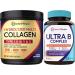 Doctor s Recipes Multi Collagen Peptides Powder + Ultra Vitamin B Complex Bundle Grass-Fed Hydrolyzed Protein Types I II III V X Unflavored Easy-to-Dissolve Collagen All 8 Essential B Vitamins with