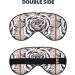 Many Lovely Roses Unisex Adjustable Blackout Sleep Eye Mask - Perfect for Home Travel Yoga and Office Naps - Buy Online on GoSupps.com