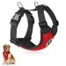 Slowton dog harness for dogs no pull safety harness Small medium dog chest harness Dog harness soft padded breathable xxs red