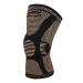 Professional Copper Knee Brace (1pc) Knee Compression Sleeve Support for Men Women.Patella Gel Pads & Side Stabilizers Protect Meniscus Tear ACL Arthritis Joint Pain Relief 1002CL Large Black