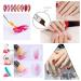 JERCLITY 8pcs Nail Art Brushes Set - Ombre, Dotting, French Tip, Lace, Gradient Painting Pens - Nail Sponges for Ombre Brush - Nail Art Tools Set KT09 - Buy Online on GoSupps.com